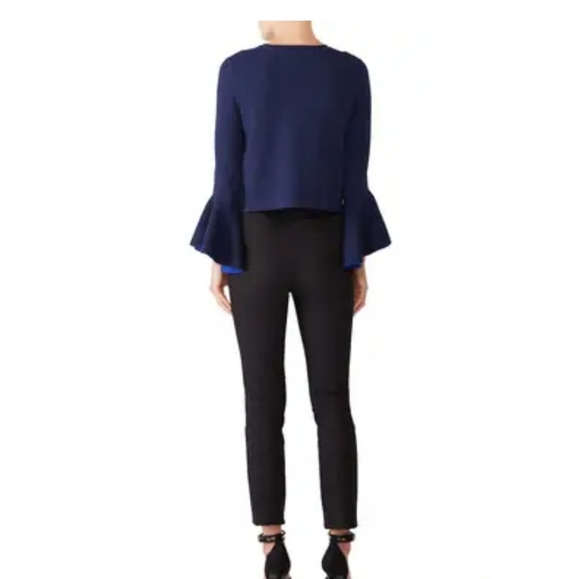 Milly Contrast Draped Sleeve Cardigan size S - Picture 4 of 4